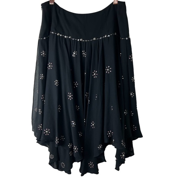 Temperley London 100% Silk Gypsy Sequin Skirt - Picture 2 of 10